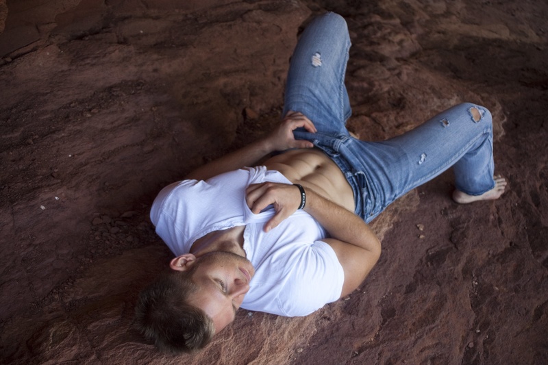 Male model photo shoot of Kyle Gaylord in Red Rock Colorado