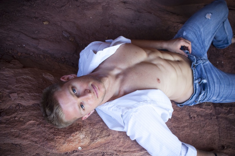 Male model photo shoot of Kyle Gaylord in Red Rocks Colorado