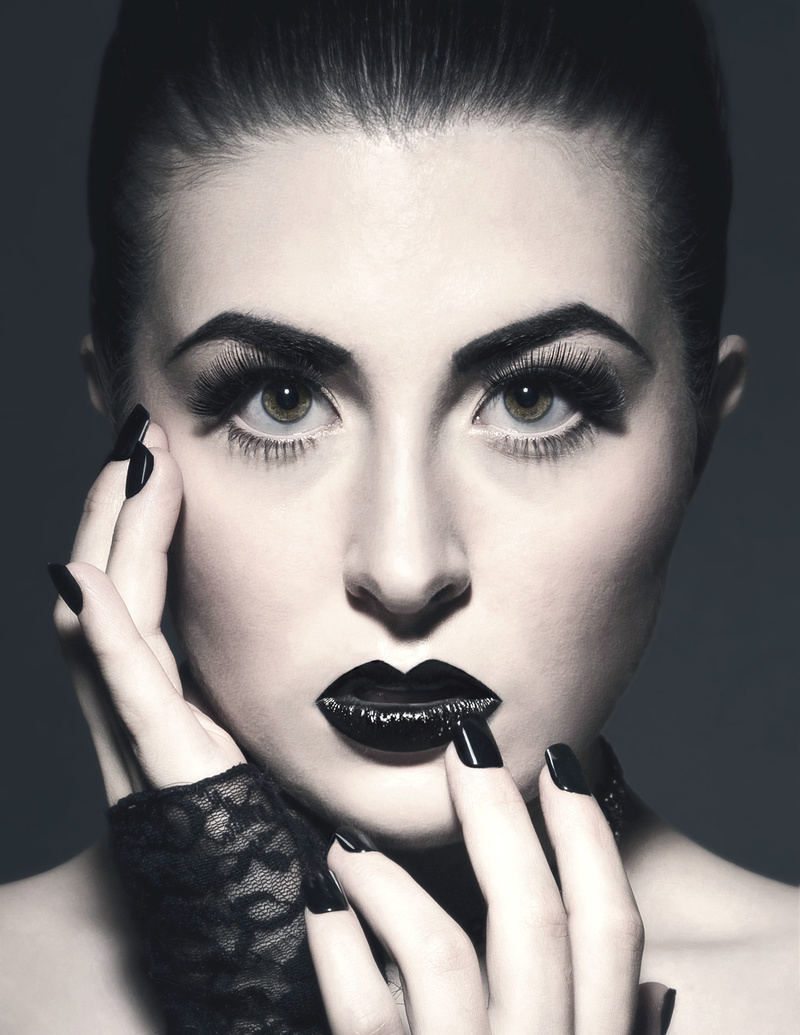 Female model photo shoot of Lindsay McCoy Model by Noctem Photography, makeup by Serena Cook