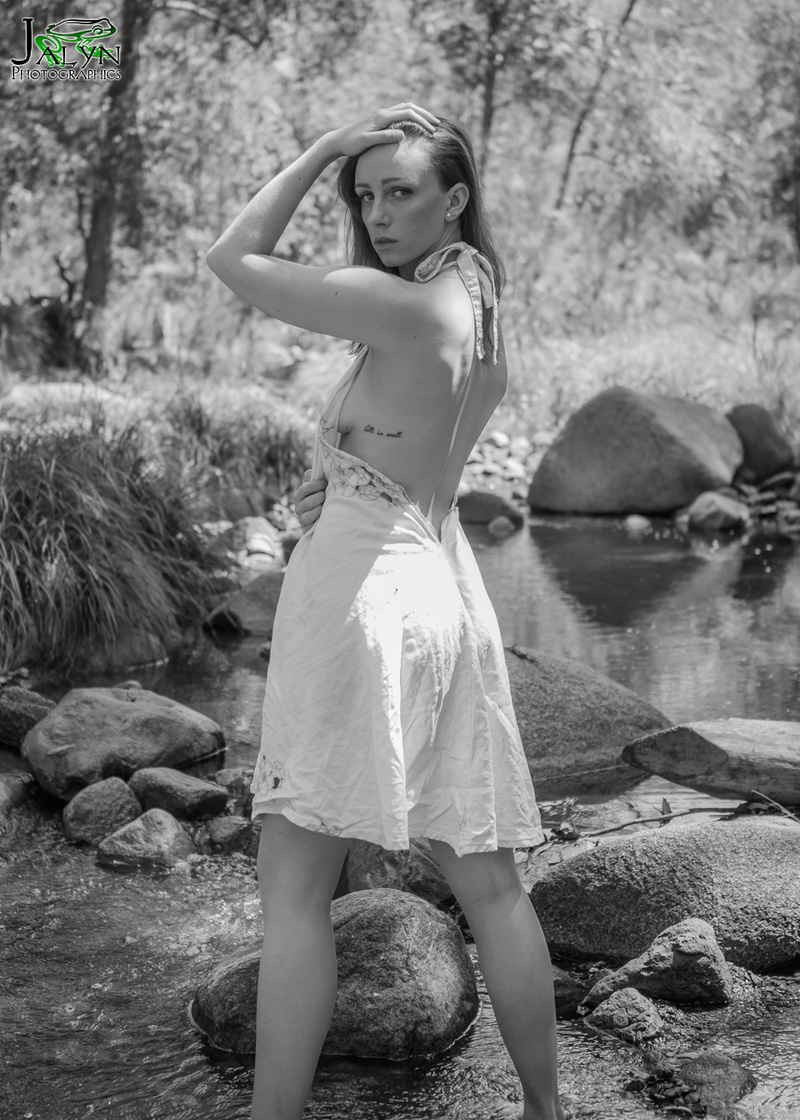 Female model photo shoot of Tahnee Jay in Cedar Creek, QLD