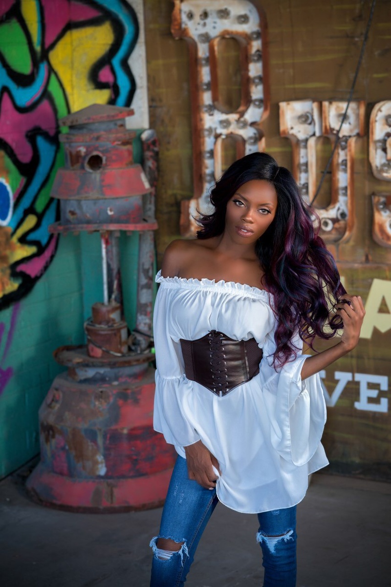 Female model photo shoot of Aliyah Banxxx by Re-Imagine Me Studios in Phoenix, AZ