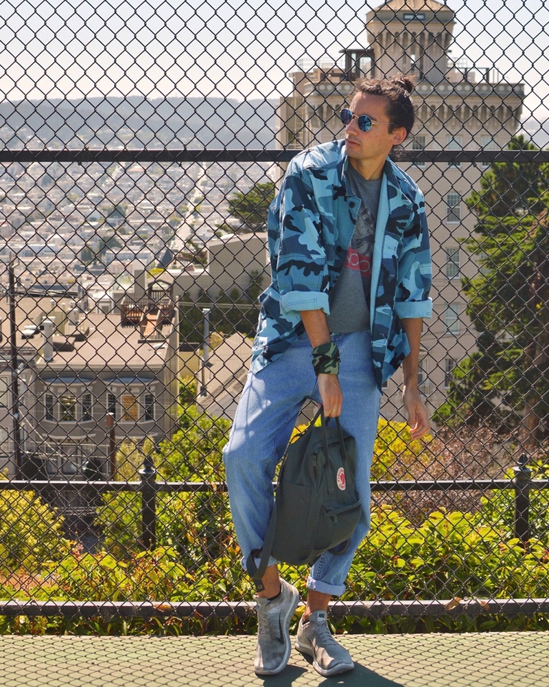 Male model photo shoot of Yenz in Lombard Street, San Francisco