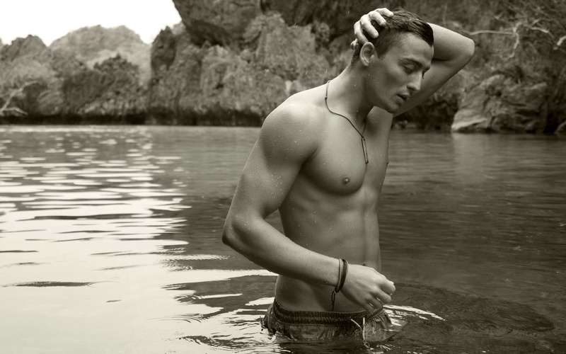 Male model photo shoot of Joey Gurzynski in El Nido - Phillippines