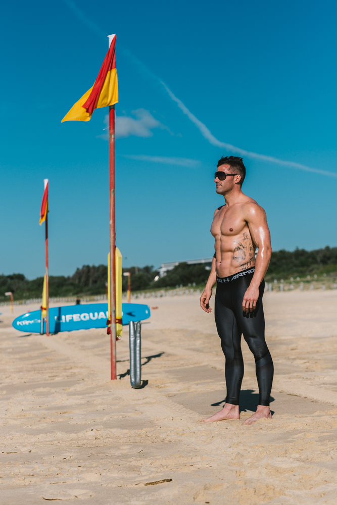 Male model photo shoot of MarceloBorges in Maroubra beach