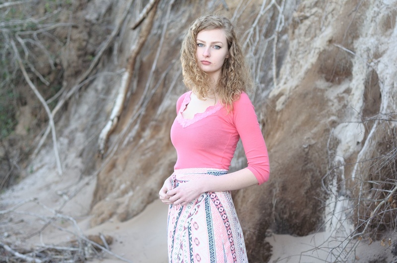 Female model photo shoot of NatalieDow by Beauty From Ashes in Driftwood Beach