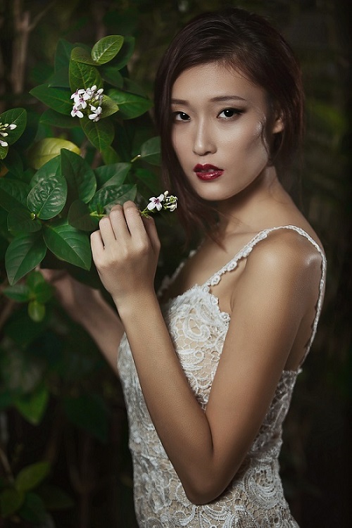 Female model photo shoot of R Okase by Raiyne Kim