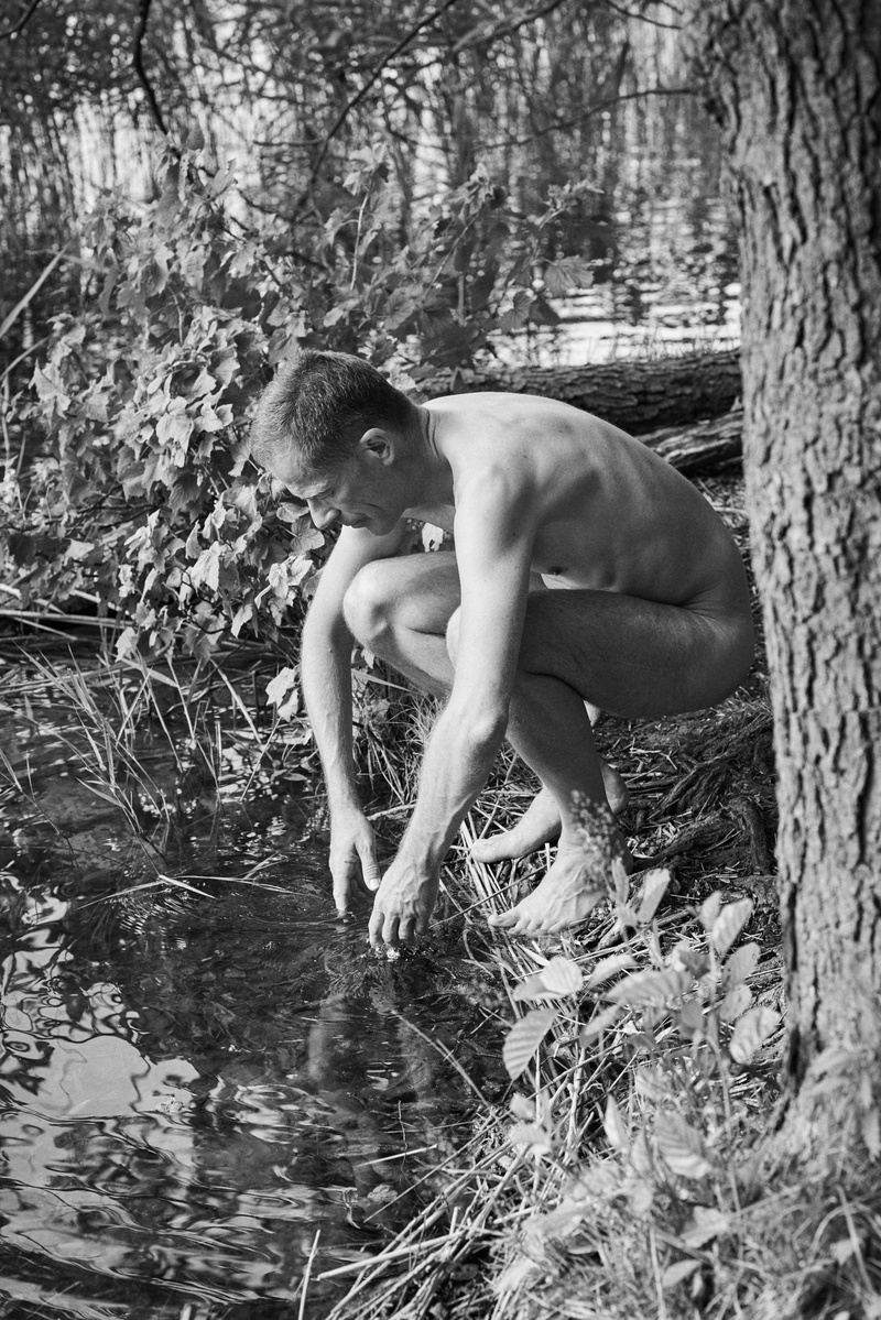 Male model photo shoot of anddy by Olaf photoandfilm in outside Berlin