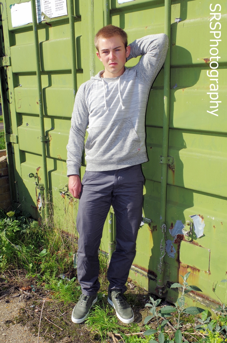 Male model photo shoot of SRSPhotography and LucasJacques in Cargo Container
