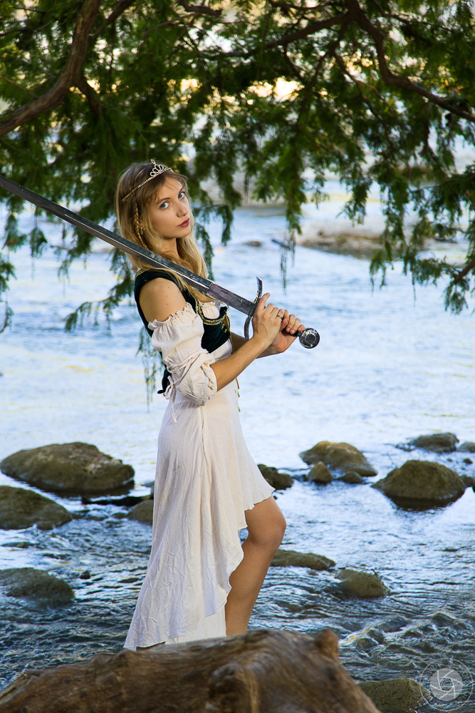 Female model photo shoot of Celestina Gravely by David Nelson Photograph in Guadalupe River State Park