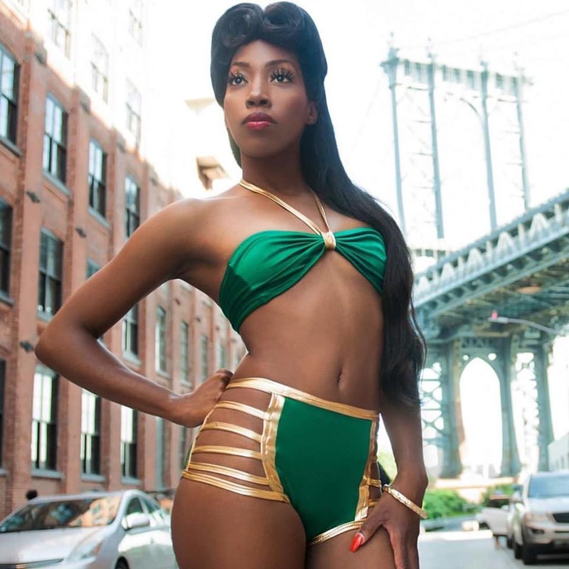 Female model photo shoot of NekolayDesigner in Brooklyn