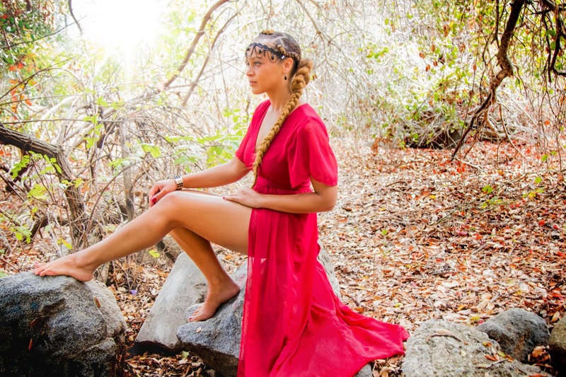 Female model photo shoot of Virgo Glow by Inland Meadows 