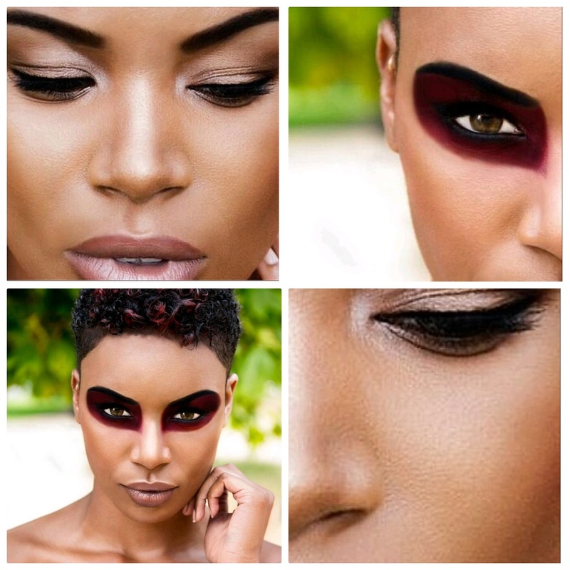 Female model photo shoot of Hilda Sackey and AkilahSP in Hyde Park, makeup by Bevvymua