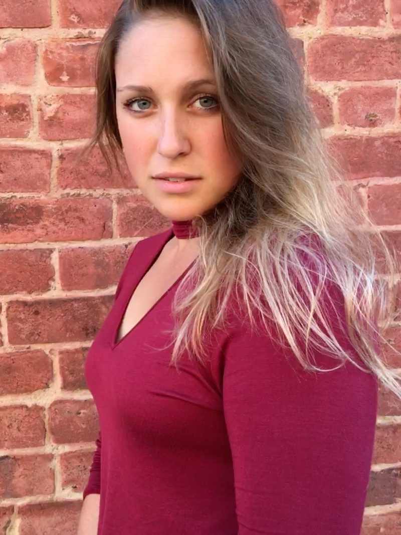 Female model photo shoot of ElizabethOlivia in Harrisonburg, Downtown
