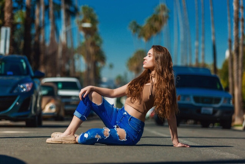 Female model photo shoot of Veruncha in los angeles, california