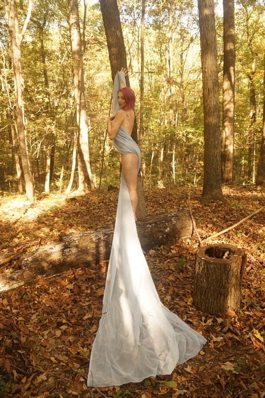 Female model photo shoot of Dollyah in Hocking Hills, Ohio