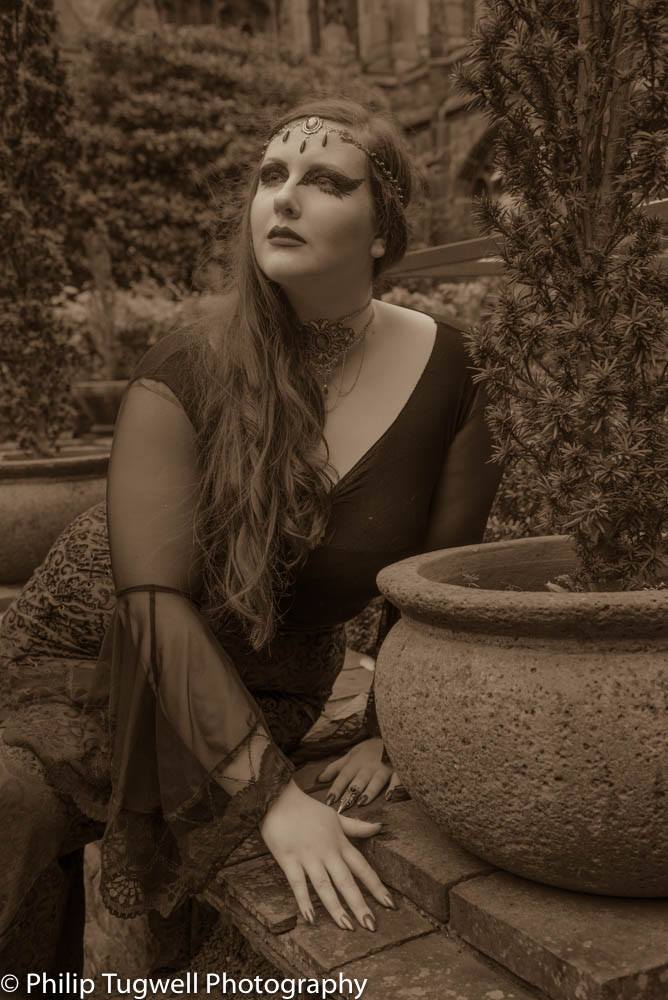 Female model photo shoot of Umbra Nox
