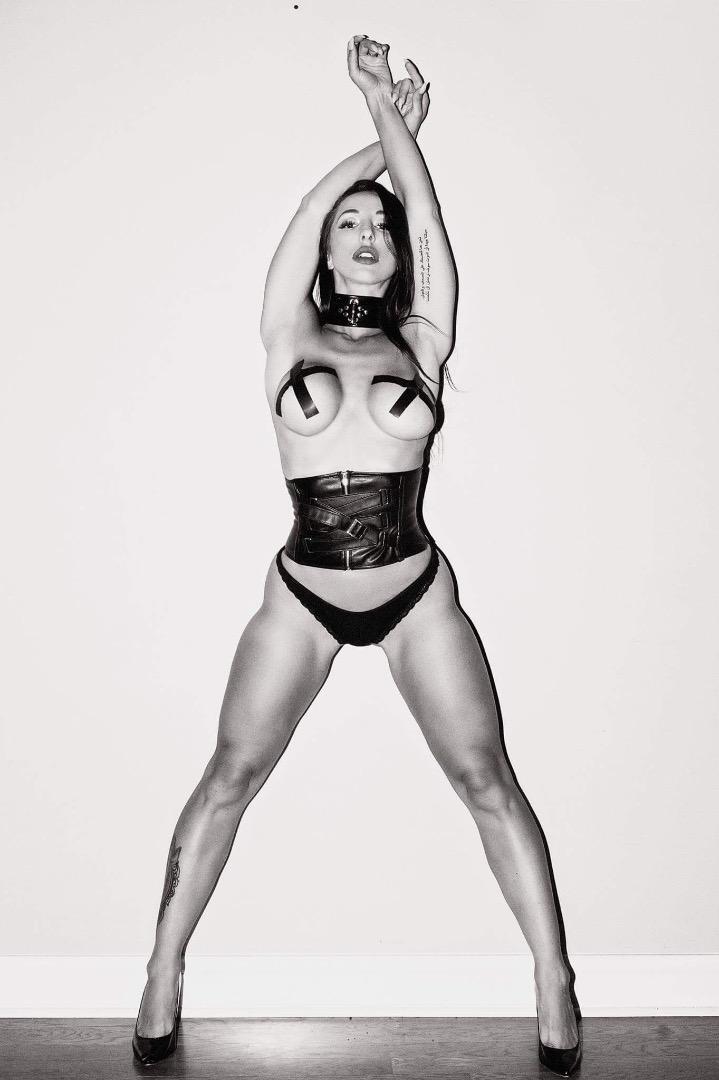 Female model photo shoot of Sam Versace