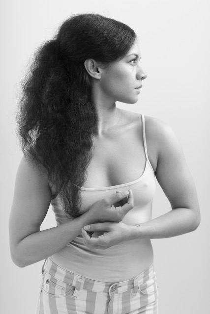 Female model photo shoot of MeleahShavon in Portland, Oregon - Shot at Studio Shavon