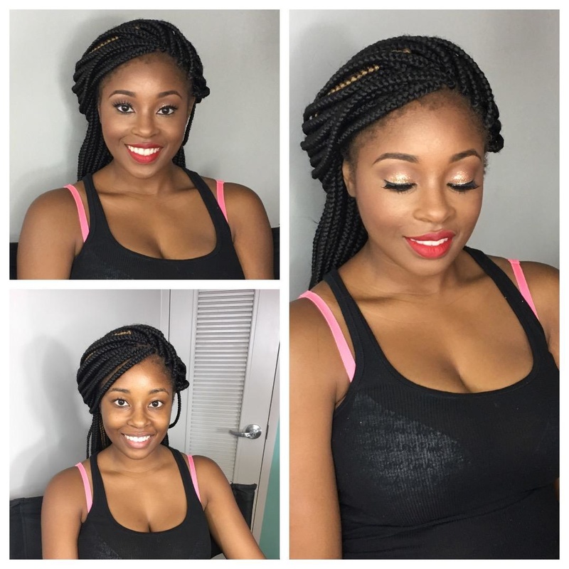 Female model photo shoot of Makeup By Doniesha