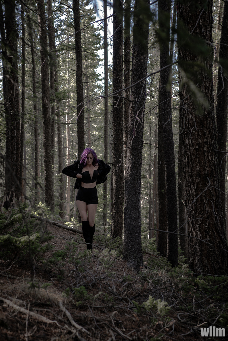 Male and Female model photo shoot of wllm and Mariah Tuffy in arboreal gloaming