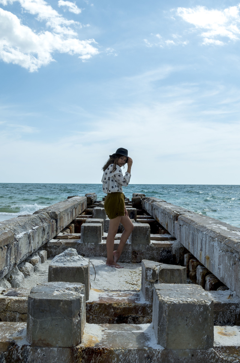 Female model photo shoot of CaptainHook Photography in Siesta Key