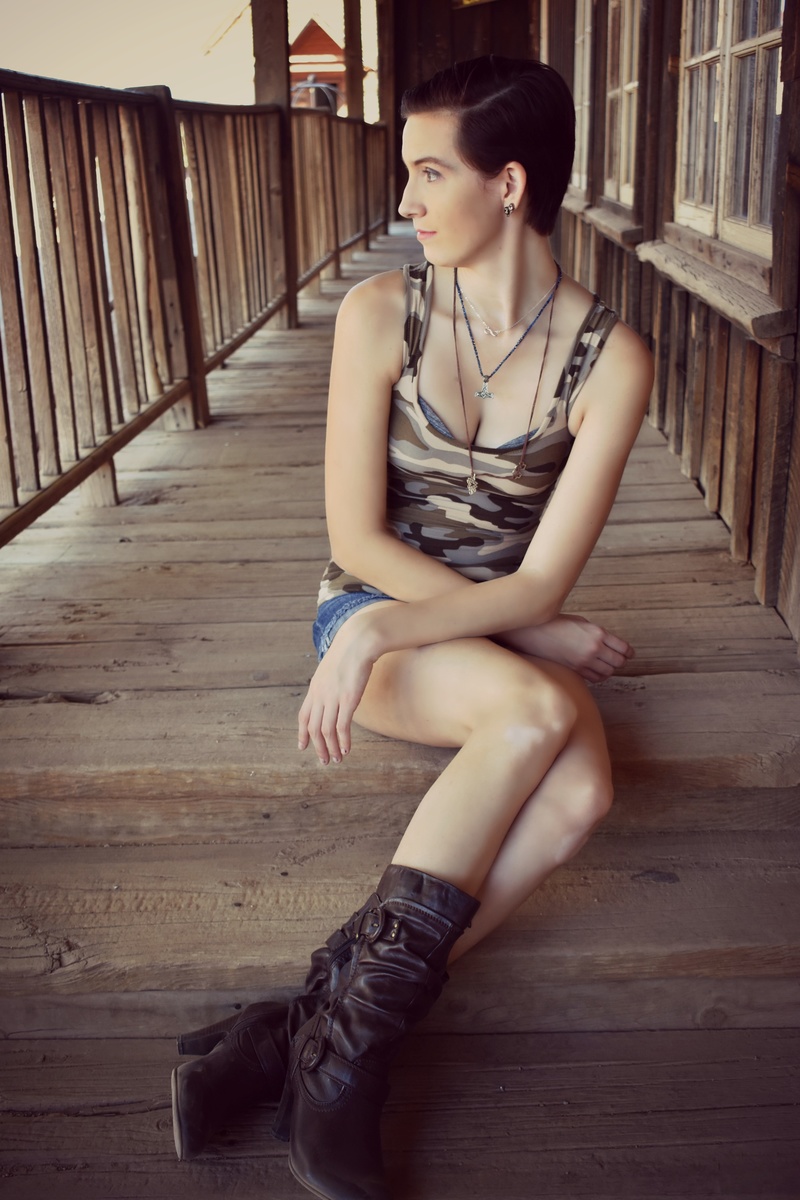 Female model photo shoot of Naomi Wooldridge in Goldfield Ghost Town