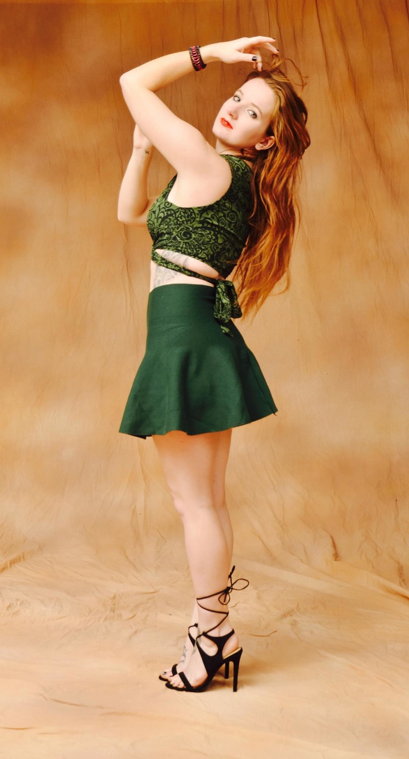 Female model photo shoot of Ginger Underground by Rick Fink