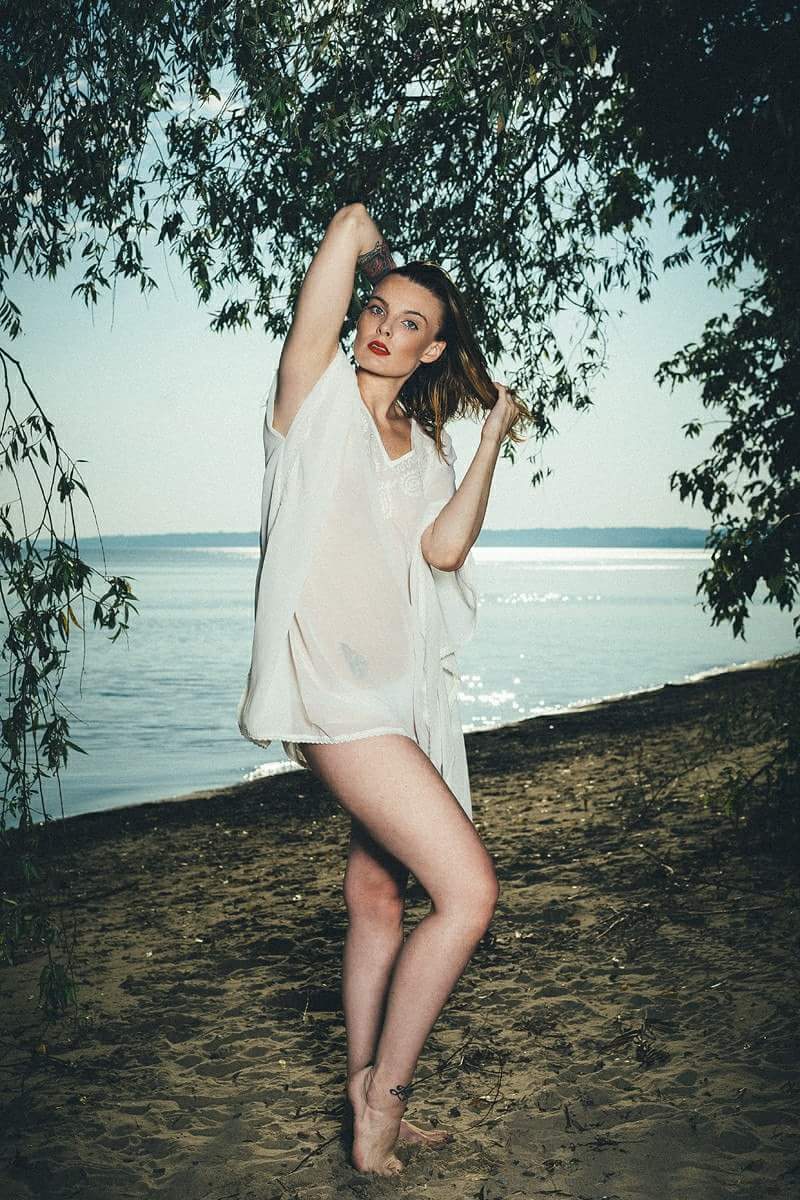 Female model photo shoot of Jennifer McDonald in Durand beach Rochester, NY