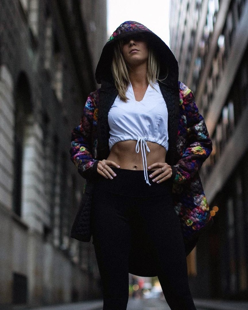 Female model photo shoot of annikabriggs in Financial District, Manhattan