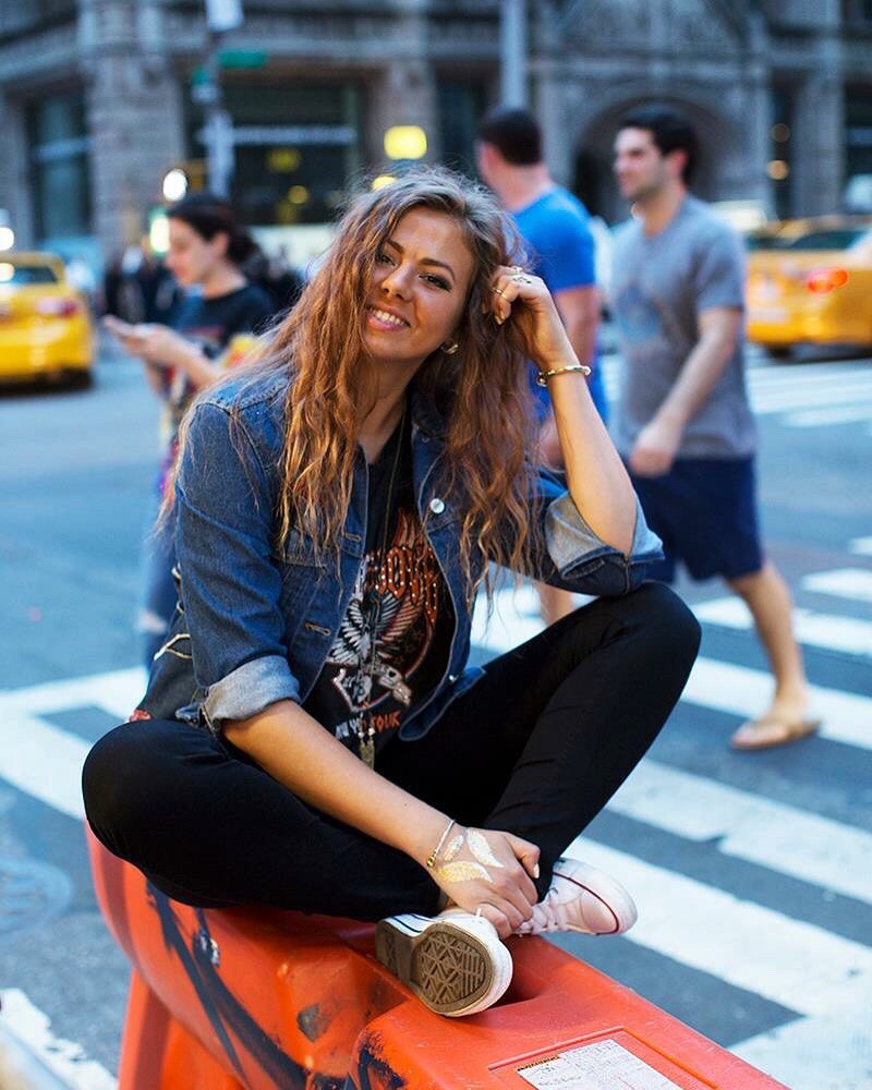 Female model photo shoot of Oxana Luk in New York