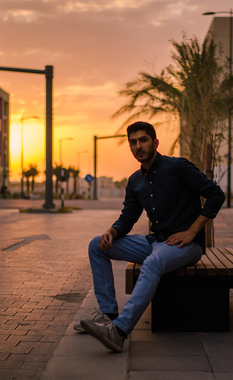 Male model photo shoot of MouaathM in Dubai
