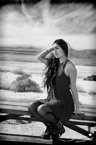 0 and Female model photo shoot of Inland Meadows  and Anaqueen881 in Salton Sea