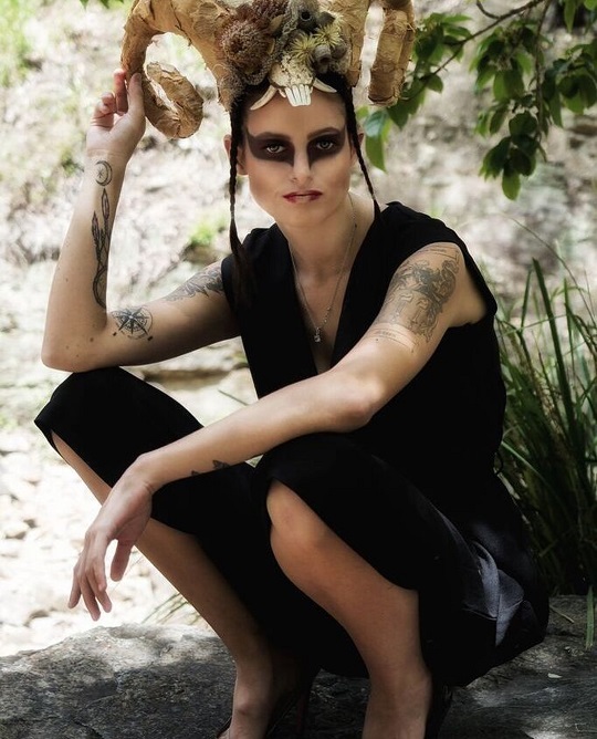 Female model photo shoot of Penny Higginbotham in J C Slaughter Falls