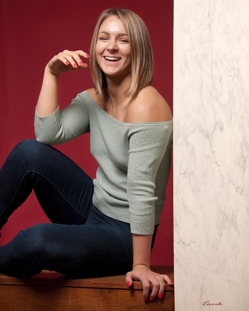 Female model photo shoot of HaileySchmidt by T A R I Q