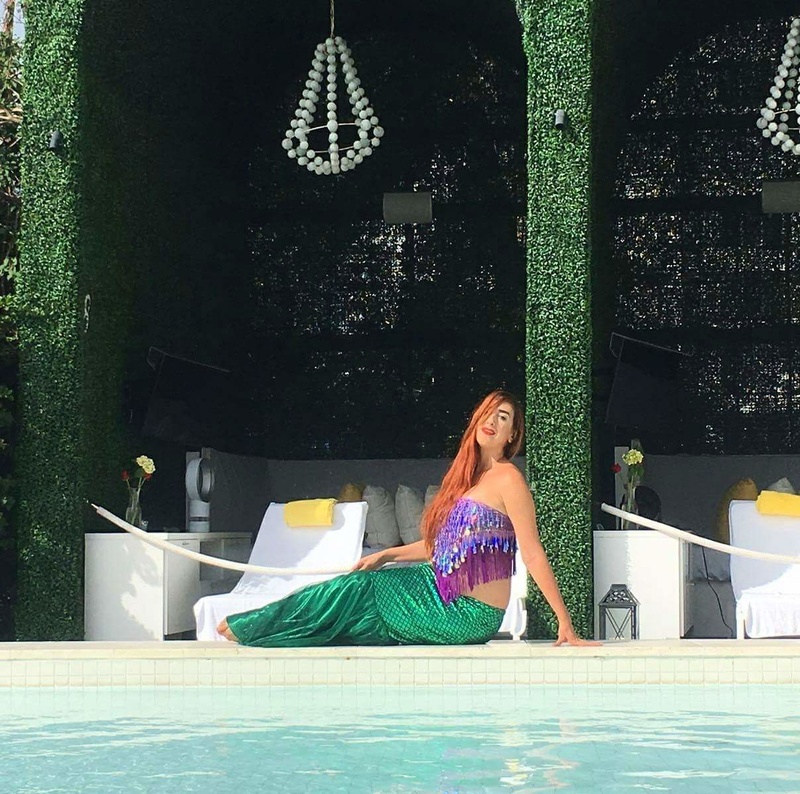 Female model photo shoot of Karla Rossello Reyes in Mondarian Hotel at South Beach