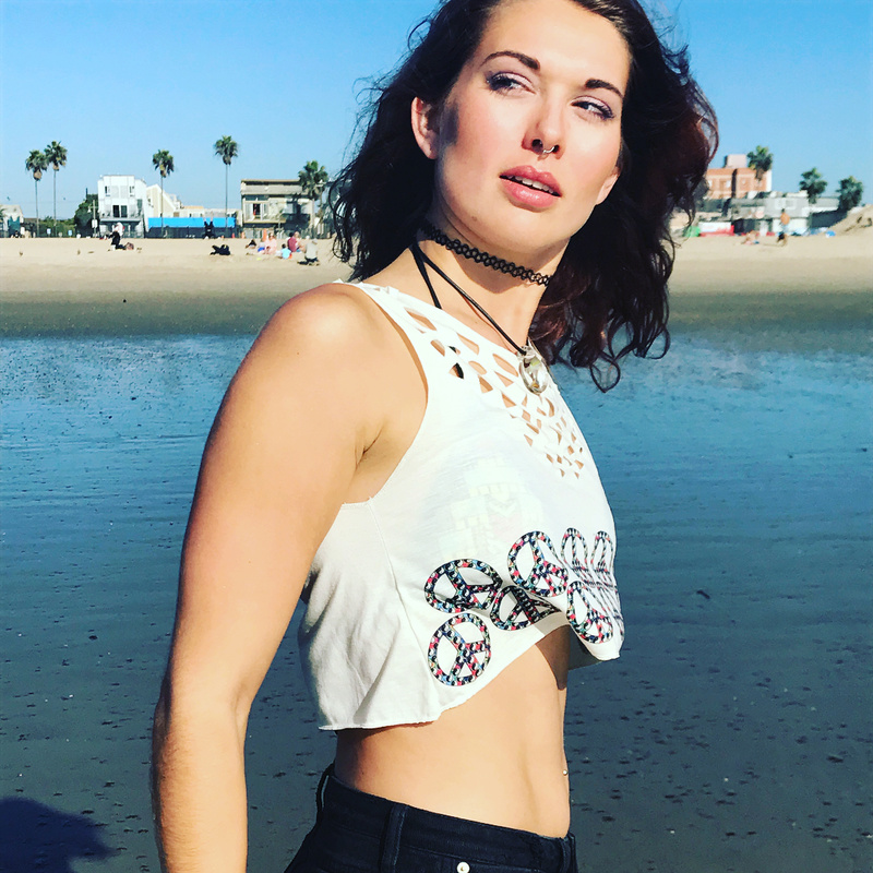 Female model photo shoot of AnnaEC in Venice Beach