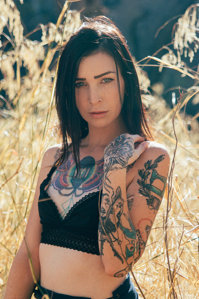 Female model photo shoot of Samantha Blackcloud in El Capitan Lake
