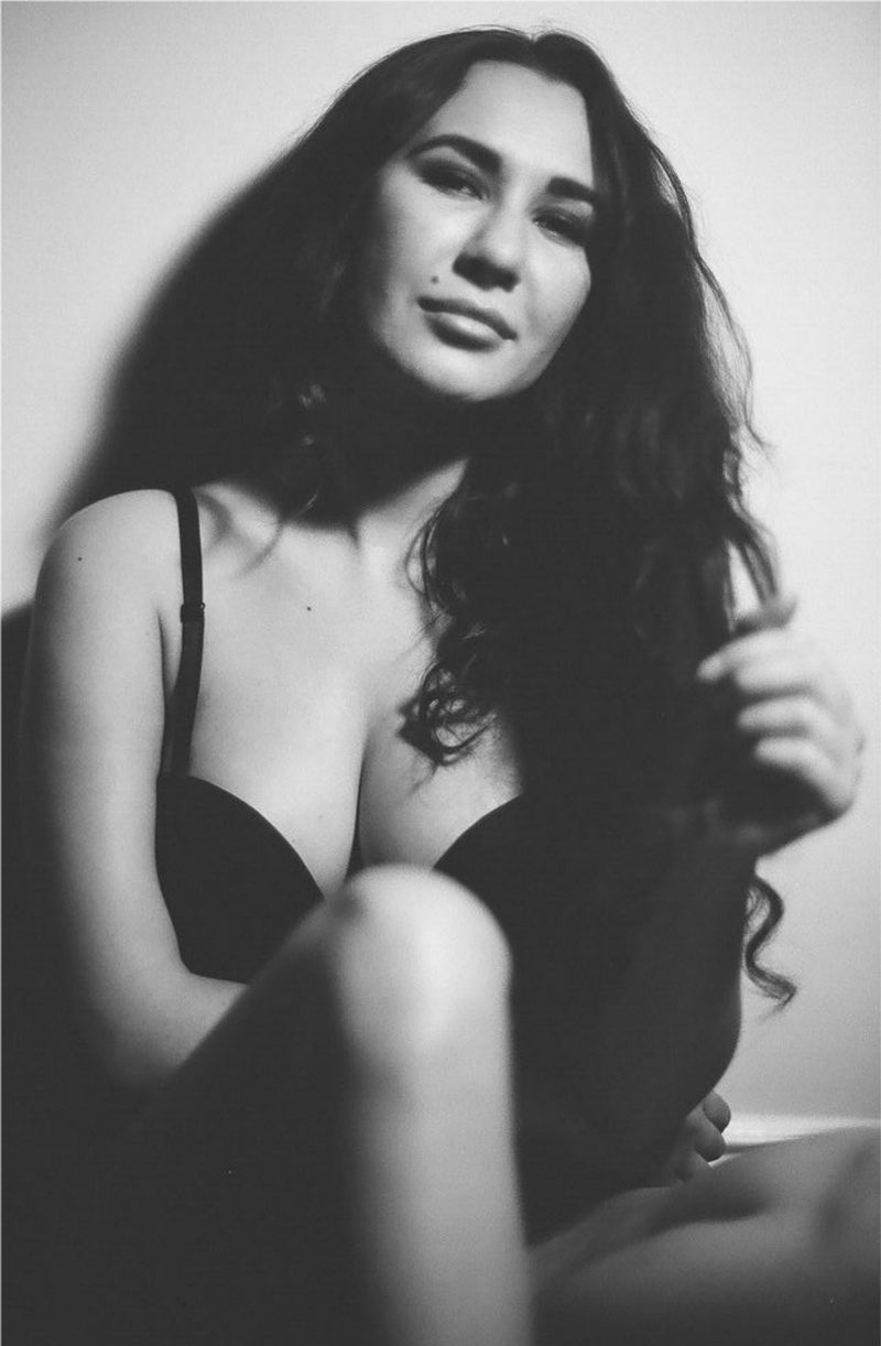 Female model photo shoot of Zhanara_bazarbaeva by V    F    P