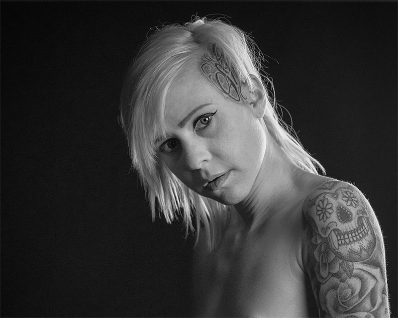 Female model photo shoot of Jamane Smith-Ink Model in Unley