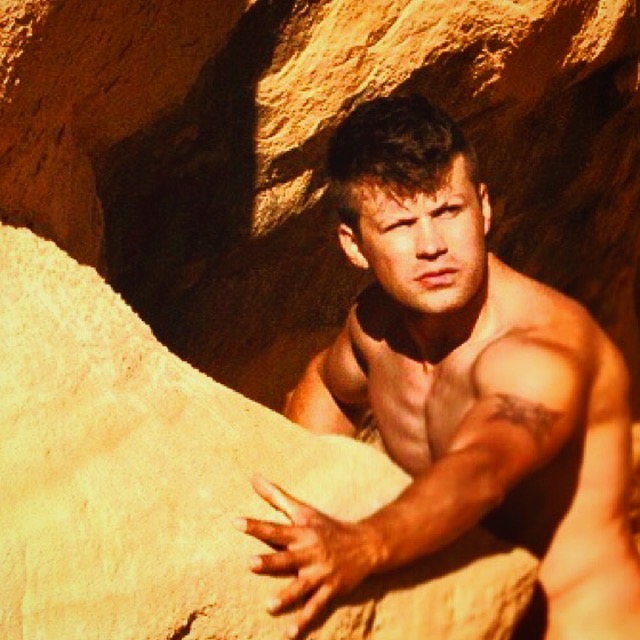 Male model photo shoot of Matthew  Aaron Campbell in Devils Garden- Moab, Utah
