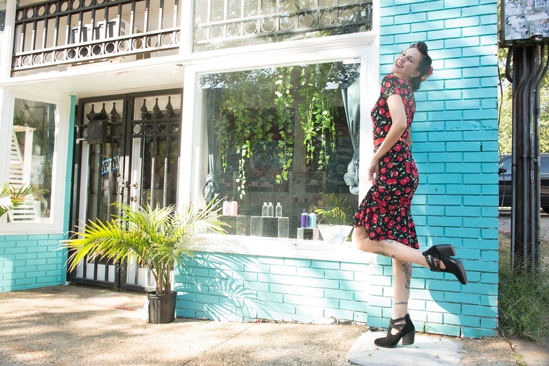 Female model photo shoot of Lady Pepper Blossom in Atlanta