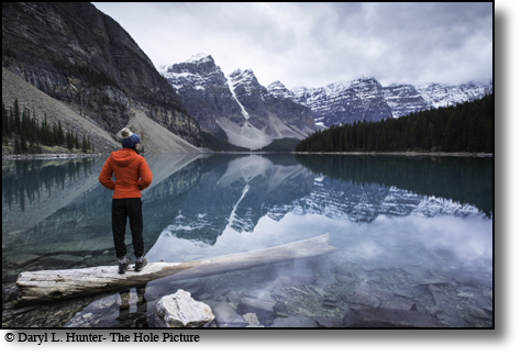 Male model photo shoot of Daryl-Hunter in Moraine Lake, Banff National Park