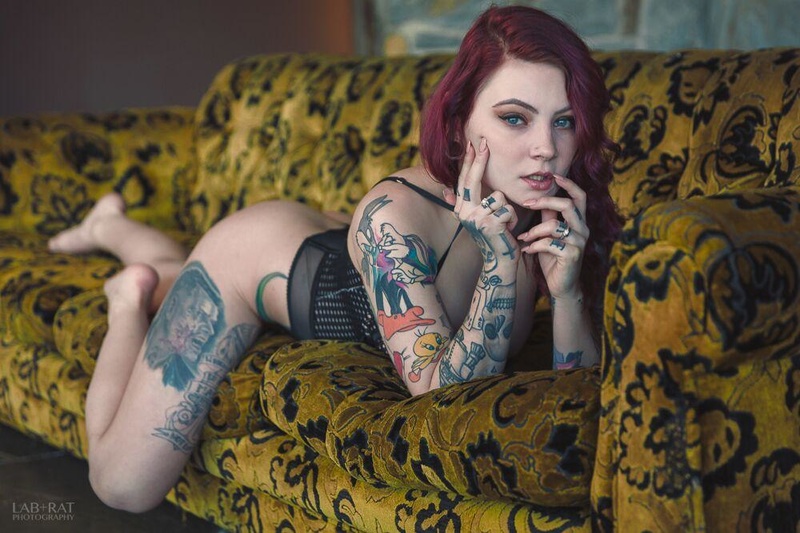 Female model photo shoot of Kirbee Suicide