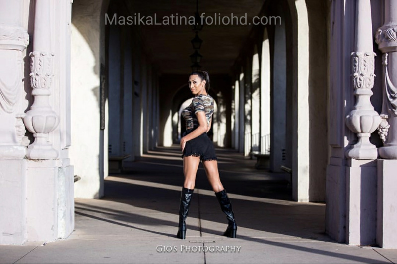 Female model photo shoot of MASIKA latina in Balboa Park - San Diego, CA