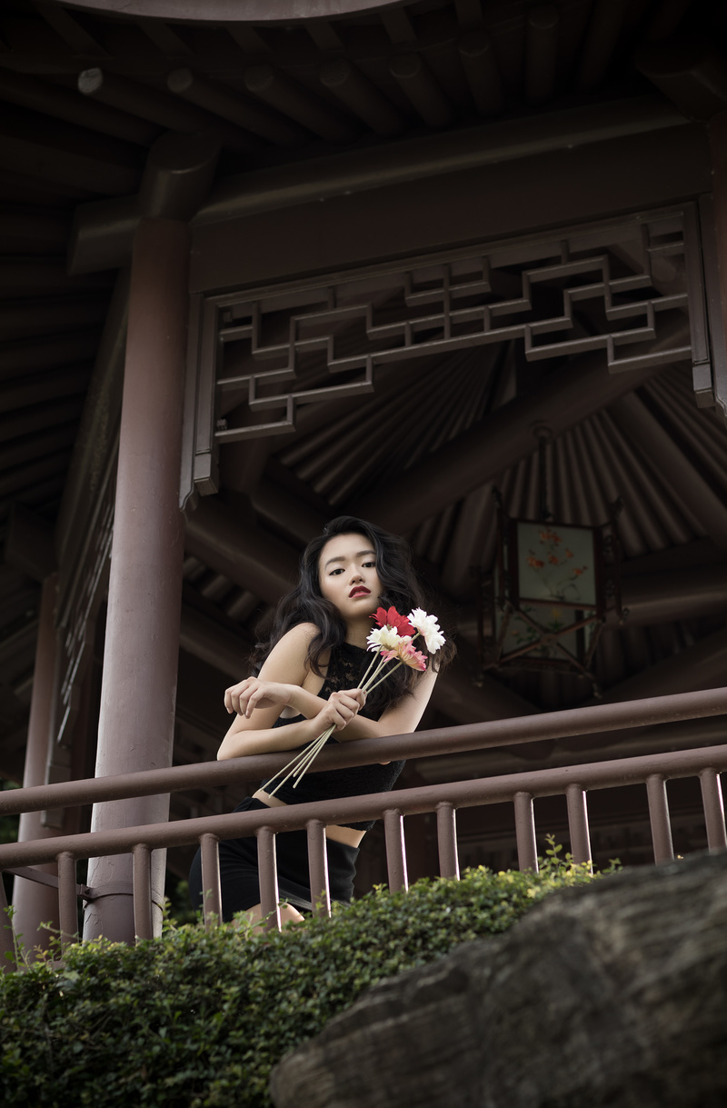 Female model photo shoot of Soraya Agullo Tecles in Singapore