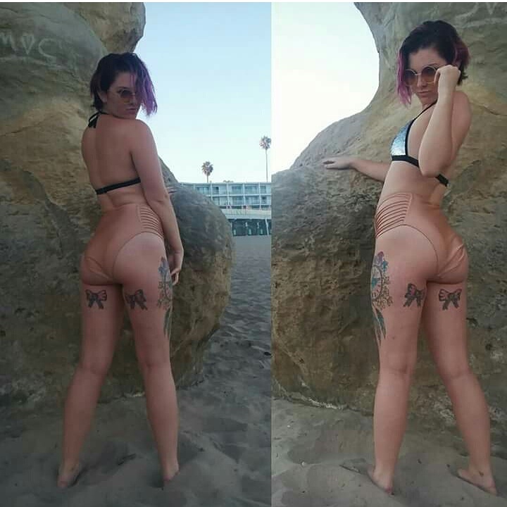 Female model photo shoot of NickiNickiNicki629 in Santa Cruz Beach California