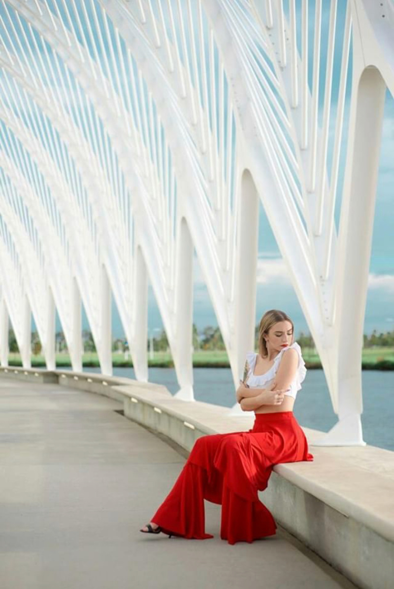 Female model photo shoot of Emilynndc in Florida Polytechnic University
