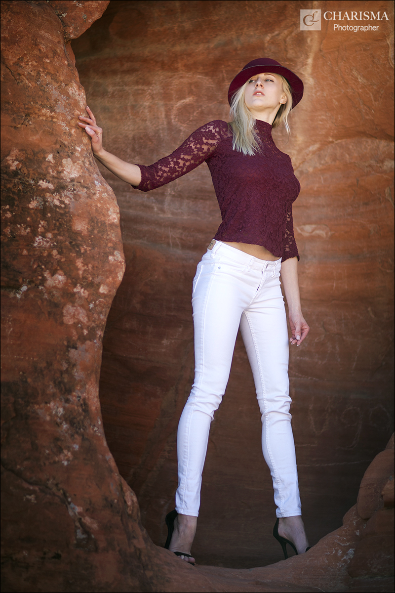Male and Female model photo shoot of Charisma M Lee and lenateva in Red Rock National Park
