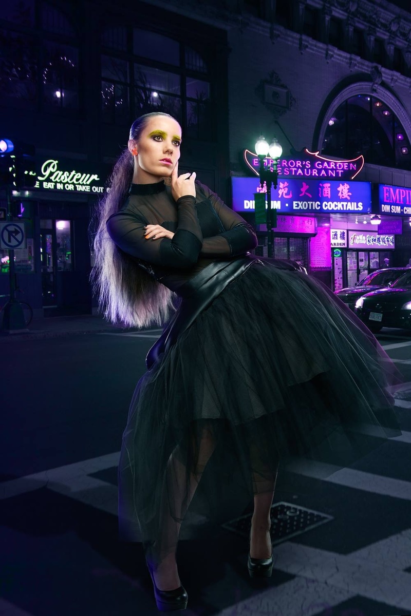 Female model photo shoot of MissKate LeafShine in Boston