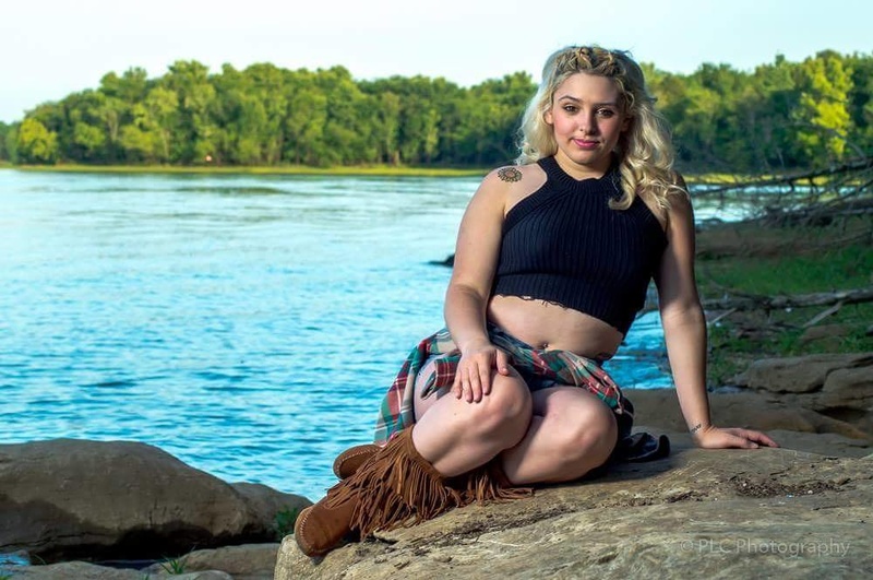 Female model photo shoot of Vanessa Guthrie in Percy Priest Lake